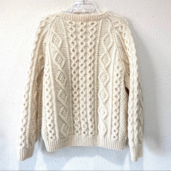 Wool Sweater Genuine Hand Made (L) - Picture 6 of 13